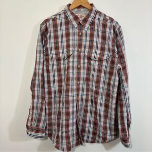 CC Filson Shirt Mens Plaid Vented Performance Fishing Long Sleeve Medium
